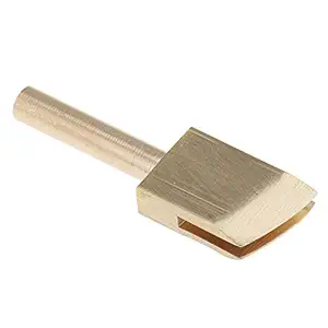 Generic Brass Soldering Iron Shape Tip Edge Burn Tool Leather Decoration Tool 2mm