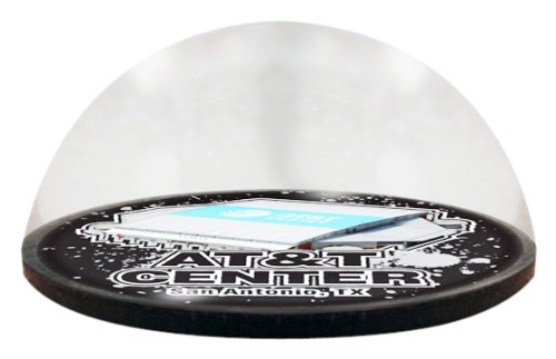 NBA San Antonio AT&T Center in 2" crystal Magnetized paperweight with Colored Window Gift Box