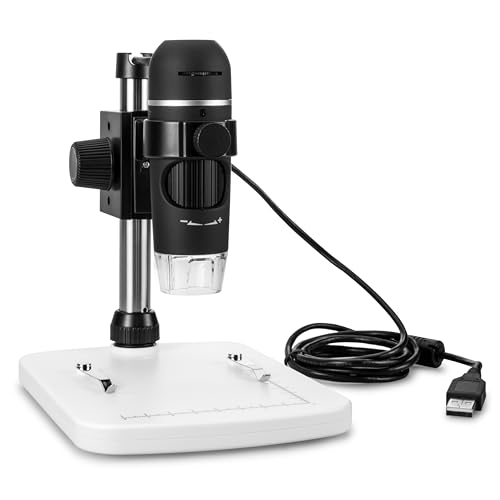 Microscope numérique DiProgress HOOKE USB5 avec table basse pour observation de précision