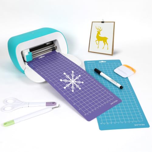 Image of REALIKE Cutting Mat Compatible with Cricut Joy 4.5 inch X12 inch (6 Mats), Variety Adhesive Cutting mats for Joy Accessories