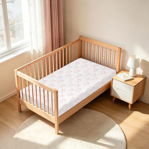 Parure de lit imperméable bébé fille protège matelas 132x71