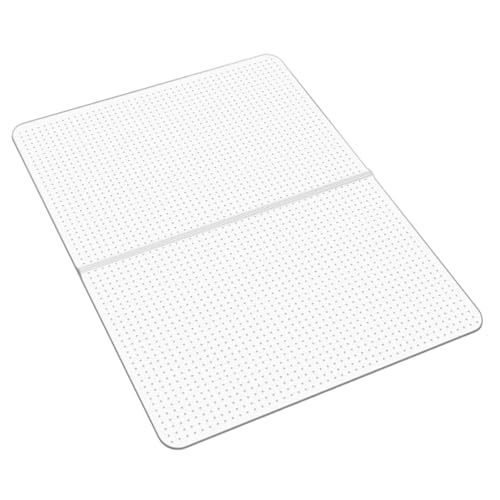 Image of VEVOR Chair Mat, 36 x 48 Inch Office Chair Mat for Carpeted Floors, Plastic Floor Protector Rug with Studded, Non-Slip & Easy to Clean, Smooth Glide Under Desk Rug for Home Office (Rectangular)