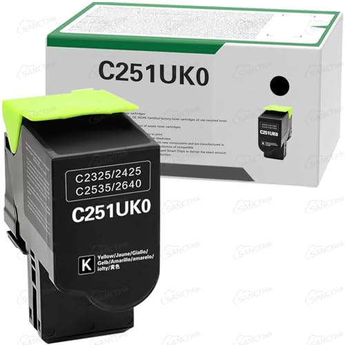 Toner Lexmark C251UK0 pour éviter les pannes d'encre sur MC2535adwe et MC2640