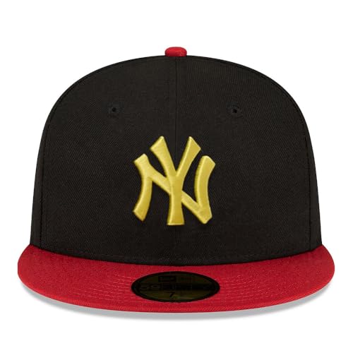 New Era NY New York Yankees 59FIFTY Cooperstown 2000 World Series Gold Patch Cap miniatura 2