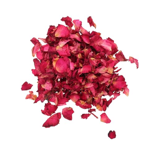 Pétalos de rosa secos 250g para decoración y manualidades miniatura 1