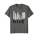 Knife kit kitchen tools gadget tee shirt