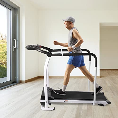 Caminadora eléctrica plegable con medidor de ritmo cardíaco miniatura 2