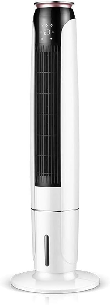 Air Cooler for Home Office 43 Inch Quiet Oscillating Tower Fan with Evapative Cooler Humidifier 3 Speed Setting Remote Control 12 Hour Timer White (Colour: Size: )