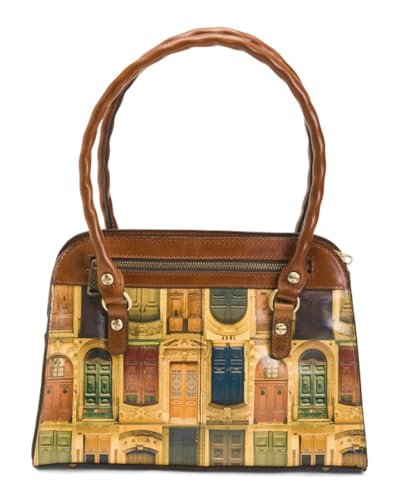 Image of Patricia Nash Calvi Square Satchel (FULL COLOR)
