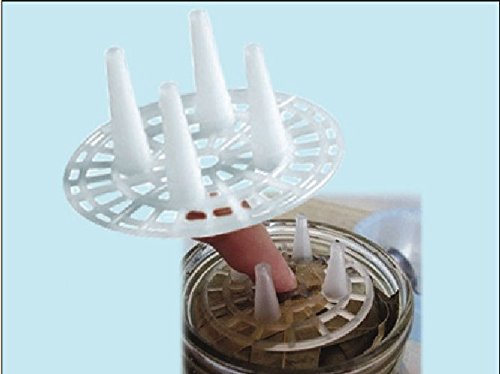 Lamapla 10 Piece Tampers Pressing, 14.5 cm, White, One Size