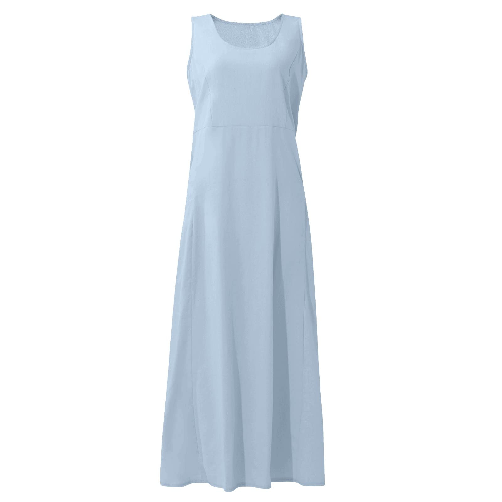 Robe Femme De Sexy Polyester Robe Tunique Ete Elastique Grande Taille Uni Gile Robe Femme Vêtement D'Intérieur Cintrée Col V