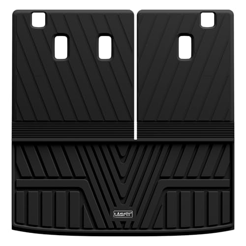 Image of LASFIT All Weather Cargo Mats for Honda Pilot 2023-2026【Custom Fit】 | Full Surround TPE Mats, Tall Walls, Non-Slip, Easy Clean, Tool-Free Install, Vehicle-Specific Accessories