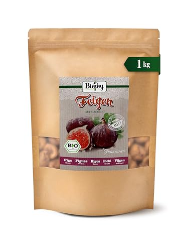 Biojoy Higos secos Ecológicos (1 kg), enteros, sin azúcar añadido y sin azufre