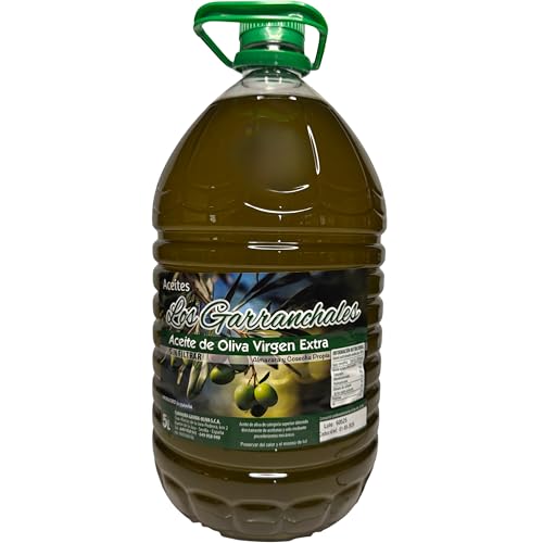 Aceite de Oliva Virgen Extra Sin Filtrar 'Los Garranchales', Categoría Superior, Almazara y Cosecha Propia, Artesano, Primera Prensada en Frío, (Garrafa 5L)