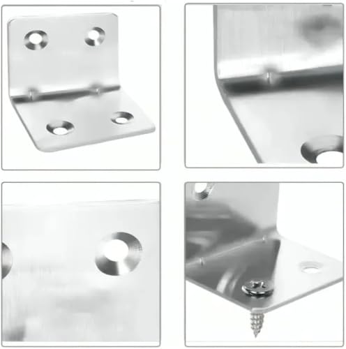 Équerres d'angle en acier inoxydable Eckcode haut de gamme pour assemblages en angle droit - 7