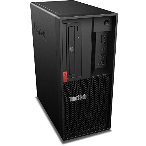 Image of Lenovo ThinkStation P330 Tower Workstation 16GB 512GB SSD X6 3.2GHz, Black (Renewed)