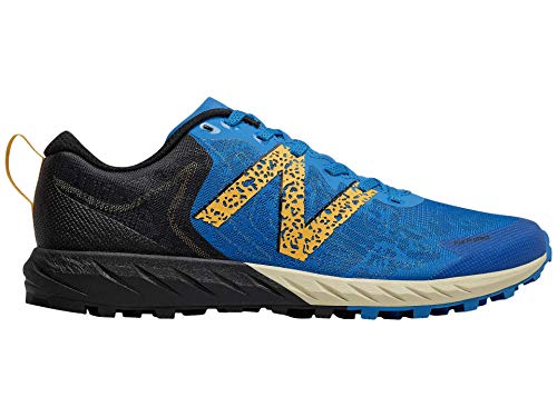 New Balance New Balance Men's Summit Unknown V2 Trail Running Shoe, Neo Classic Blue/Varsity Gold, 9 M US