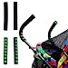4Pcs Black Baby Stroller Handle Cover Push Tube Cart Sleeve Foam Covers Armrest Soft Pr Baby Cart Covers Shopping, Travel Gear