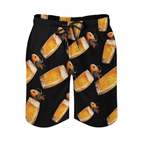 Sing Sip Fish Mens Swim Trunks Quick Dry Board Shorts Beach Swimwear Bathing Suits2