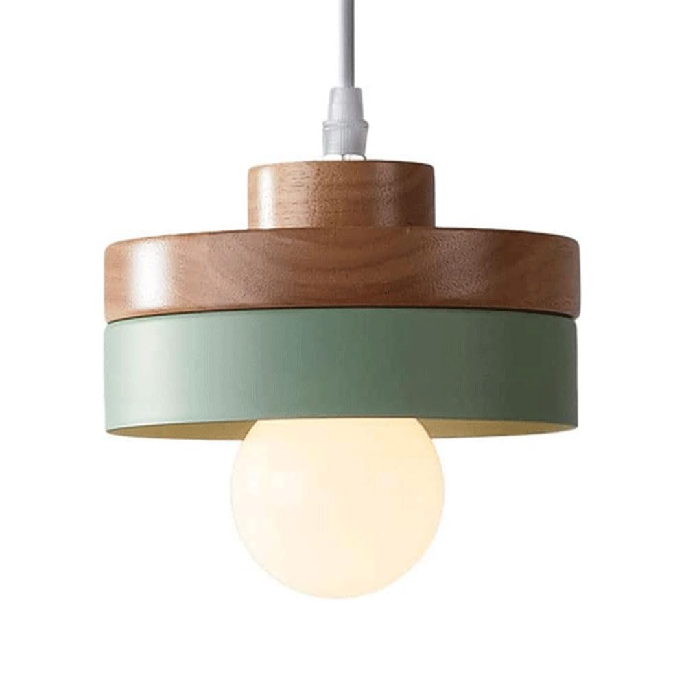 FZQSXAZU Creative Colorful Metal Chandelier Lampshade, Simple Style Pendant Lamp, E27screw Single-Head Hanging Light, Balcony Bar Decoration Ceiling Lighting Fixtures