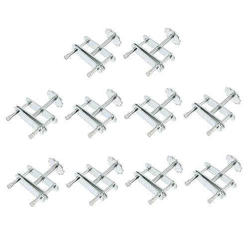 Ipetboom 10pcs Screw Water Stopper Clamps for Hose Rotatable Laboratory Tubing Clips with Double Bracket Design Stable Sealing Clips for Leak Prevention in Scientific and Industrial Use