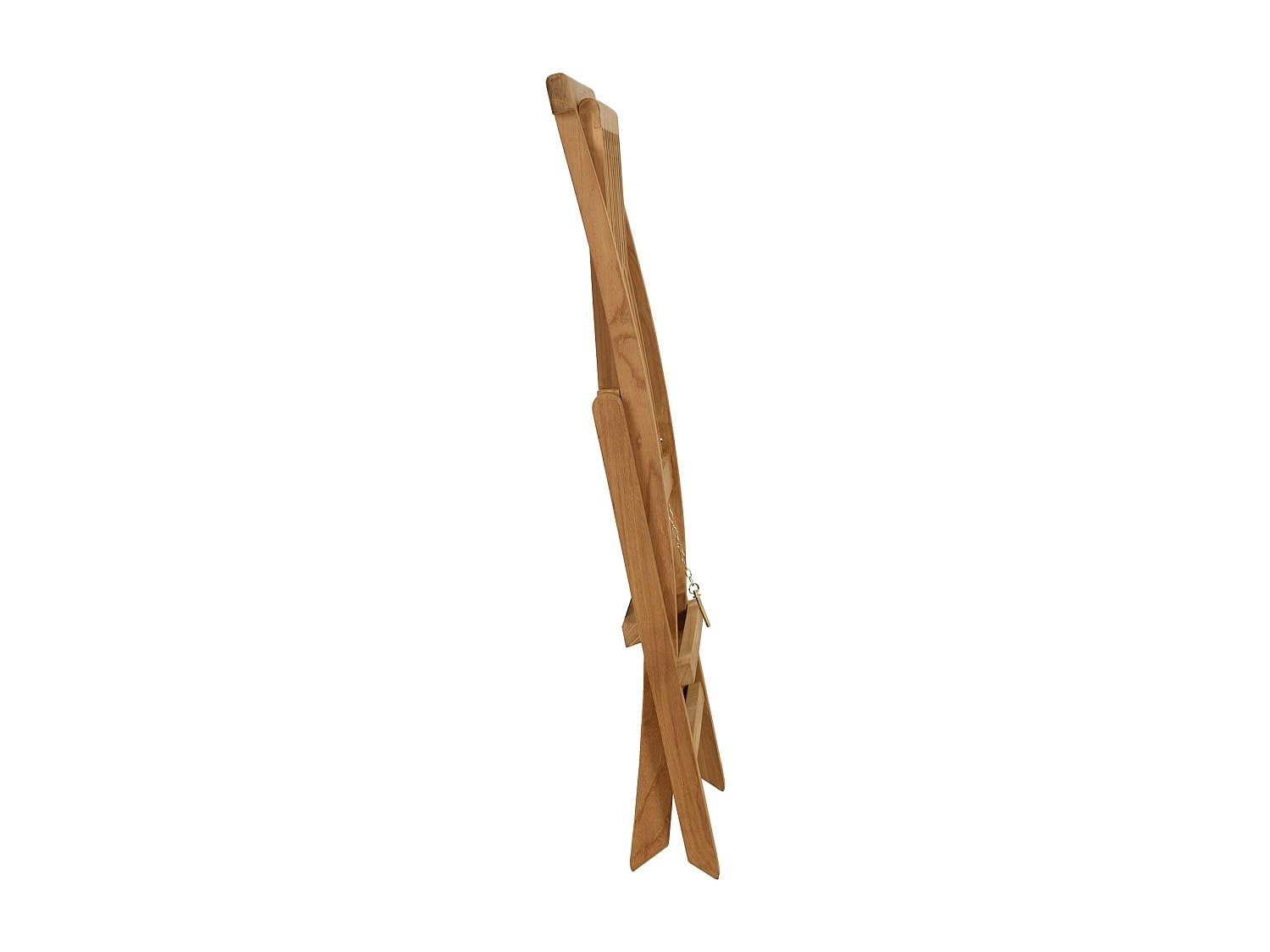 Vente-unique - Silla de jardín 2 plazas Byblos - Teca - Color Natural Claro