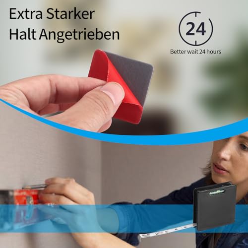 6 Stk Bildaufhänger selbstklebend ohne Bohren, Stark Bilderhaken Spiegelhalterung, Bilder Aufhänger Aufhängen Spiegelaufhänger zum Kleben für schwere Bilder Wand Acrylglas Alu Aufhängung