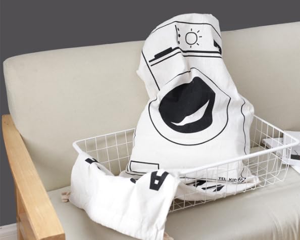2 Piezas Bolsas para Guardar Ropa Bolsas Almacenaje Ropa Plegable Bolsa Lavadora para Cuarto de Lavado Cocina Dormitorio Hotel de Viaje