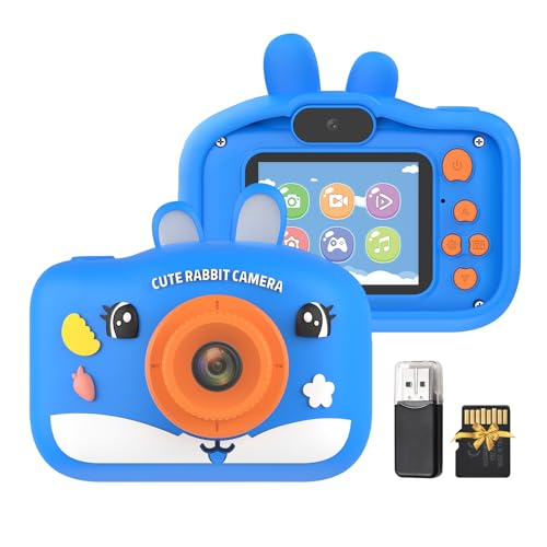 Andoer Kids Photo Camera with 32GB Card, 1080P HD Selfie Video Photo Camera for Kids, 2.0