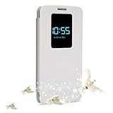 Blanco Funda Case y Protector de Pantalla Para LG G2 D802 (sólo es compatible con LG G2 / no es compatible con LG G2 Mini) Nillkin NK30070