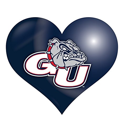 Gonzaga Bulldogs Heart Magnet Single Officially Licensed Collegiate Product