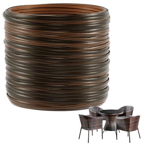 Biggun 459ft Wicker Repair Kit - Rattan Patio Chair Sofas Repair Supplies for Outdoor Lawn Furniture, Premium New Materials Basket Weaving Webbing Replacement Parts