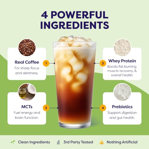 Image of Javvy Protein Coffee for Cold Brew & Iced Coffee, Dubai Chocolate | 10g Whey Protein, 100% Natural Cold Brew, Zero Artificial Flavors & Sweeteners, 80mg Caffeine, No Added Sugar