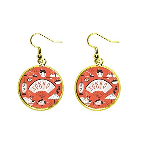 Pendientes de sushi para lucir en cenas especiales y salidas con amigas