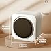 Smart Mini Wall-Mounted Underwear Washer Dryer Combo, Automatic Washing Machine with Digital Display, Compact Countertop Design for Lingerie and Delicates