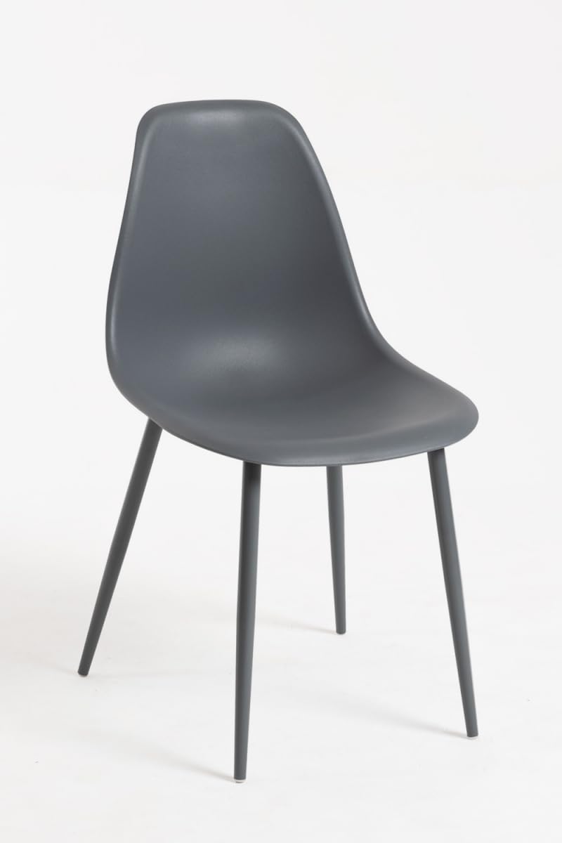 Regalos Miguel - Packs Sillas Comedor - Pack 2 Sillas Mykle Total - Gris Oscuro