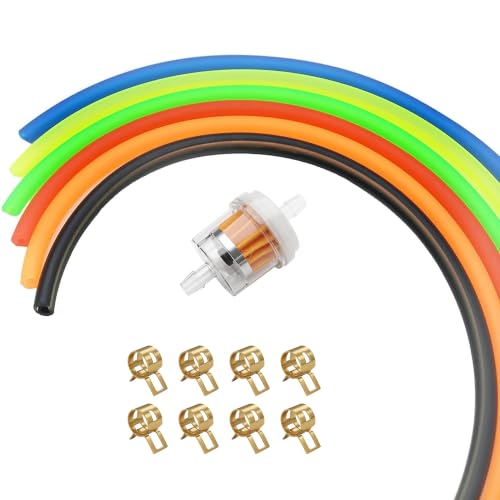 Image of PRO BAT 0.2''x39''(5mm x 1m) Gas Fuel Line Tube | for Chinese GY6 50cc 150cc Scooter ATV Motorcycle Buggy Go karts Carter Brothers XRS 139QMB 157QMJ Parts Pink