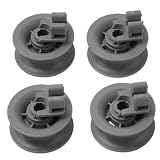 4 Rotelle Cesto Superiore Lavastoviglie Compatibili per siemens per bosch - Pezzo 611666 in ABS