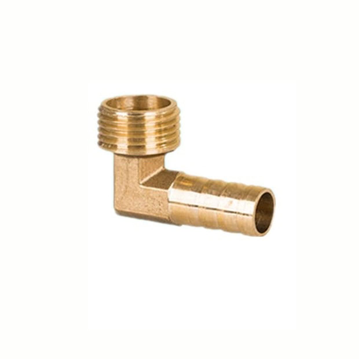 Lnanqing-Brass Adapter Brass Hose Barb Fitting Elbow 6mm-16mm Tail To 1/8" 1/4" 3/8" 1/2" BSP Male Thread Pipe Barbed Coupler Connector Joint Adapter, Garden Hose Connector