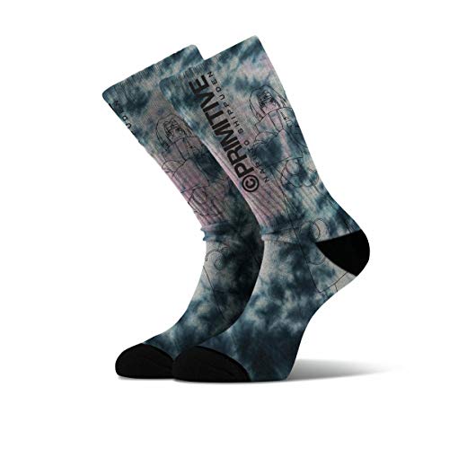 Primitive x Naruto Itachi Washed Sock (Grey)