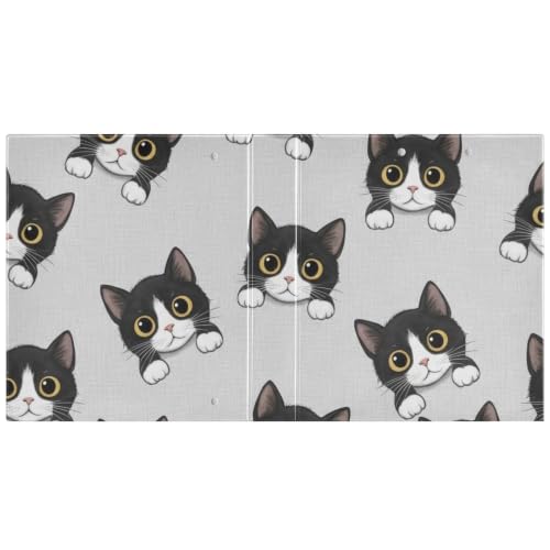 Classeur imprimé chat mignon pour organiser vos cours et bureau - 2