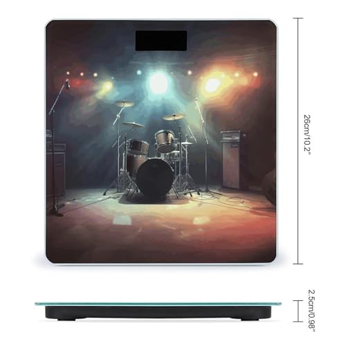 Báscula Digital de Baño Precisa con Pantalla LCD 400 lb miniatura 2