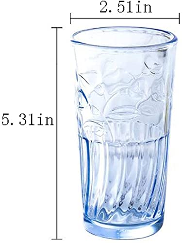 Simwa Whiskey Champagne Glasses Water Tumblers Glasses Tall Glass,Drinking Glass,Crystal Tall Glasses For Water, Juice, Beer And Cocktails Wine Glass #TOP1