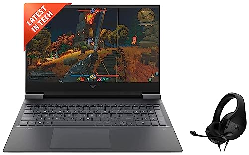 Image of HP Victus Gaming 12th Gen Intel Core i7 12650H 15.6 inch(39.6 cm) FHD Gaming Laptop & HyperX Cloud Stinger Core - Gaming Headset (Black) - PC