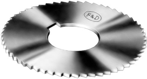 F&D Tool Company 15397-J156 Jeweler's Slotting Saws, High Speed Steel, 2" Diameter, 0.020" Width, 3/8" Hole Size, 24 Teeth per Inch, 152 Teeth per Saw #1