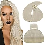 tape hair extensions uk how long do they last 5. [Cinta hermosa en extensiones de cabello humano real]: con un brillo saludable y natural, combina en gran medida con el color de tu cabello. LaaVoo Real Human Hair Extensions Colors solo se puede teñir en un color más oscuro, recomendamos probar un mechón de cabello antes de teñir. Consejos: debido a las diferentes luces y pantallas, el color puede tener una pequeña diferencia.