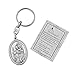 Vatican Art Saint Christopher Keychain | A for New Drivers or Confirmation | Pray for Us Inscribed on Back | Durable Pewter Metal | Christian Automotive