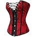 Produktbild AMURAO Frauen Steampunk Taille Trainer Bustiers Sexy Gothic Korsetts Vollbrust Dessous Corsage Plus Size