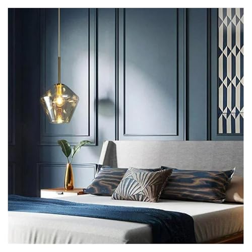Lustre en verre LED haut de gamme pour décoration de maison moderne