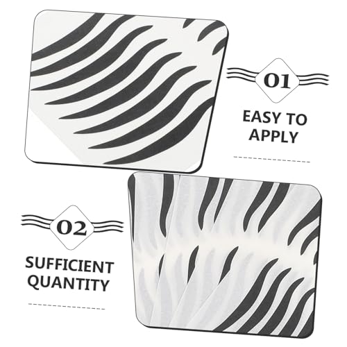 Beaupretty Black Eyeliner Stickers 80 pares miniatura 7